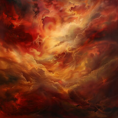 Dynamic Swirling of Abstract Clouds: An Atmospheric Phenomenon