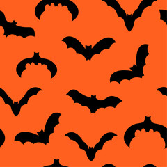 bat halloween in the evening 