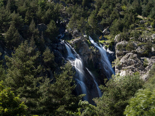 waterfall in yosemite