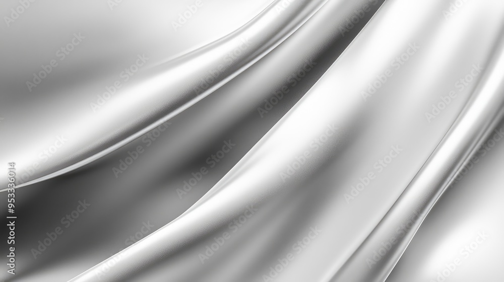 Poster sleek and smooth silver gradient with a gentle fade from light to dark, creating a stylish and moder