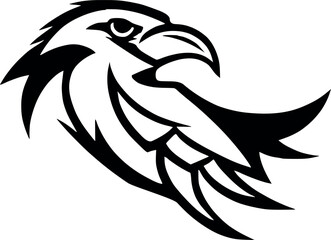 A geometric bird icon for logos, offering a unique and memorable mark for startups, agencies, and creative enterprises.