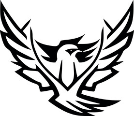 A versatile bird icon logo, designed to be a distinctive and modern symbol for branding, marketing, or creative projects across various industries