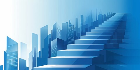 a web banner graphic for a business consultancy, it should have a clean and modern design with shades of blue and white.