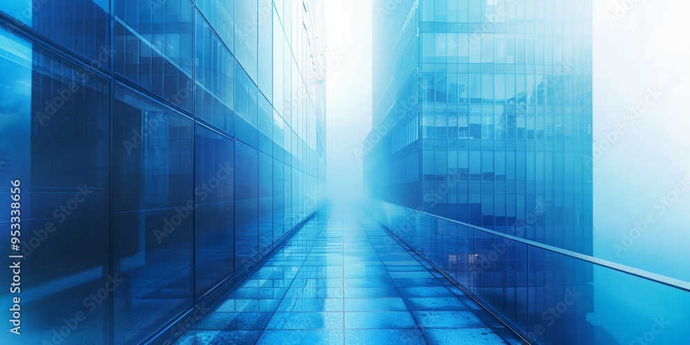 Wall mural a web banner graphic for a business consultancy, it should have a clean and modern design with shade