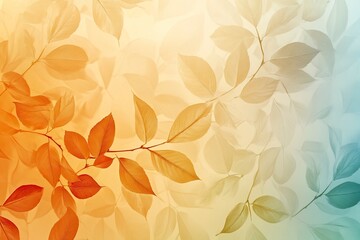 Fototapeta premium Beige Summer Background gradient color Pastel Yellow Blue overlay pattern gold wallpaper beige Shadow Texture Leaf Summer Autumn Wall Light Abstract Floor Wall Orange Brown Tree Gradient Two Tone, ai