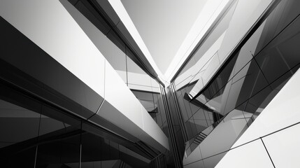 Obraz premium Dramatic Monochrome Roadscapes Under Moody Skies