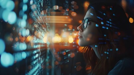 Quantum Computing Startup Office with Young Engineers Coding in Modern Workspace