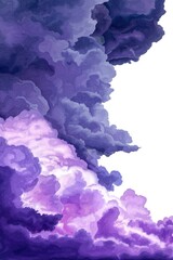 Fototapeta premium Abstract Purple Cloudscape