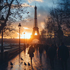 Paris embankment