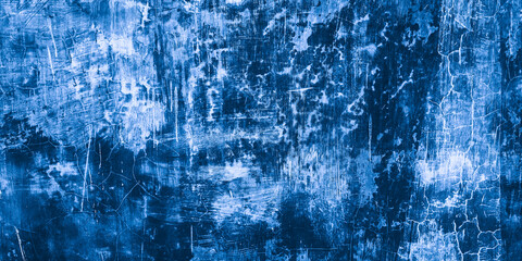 abstract grunge blue texture cement concrete wall background