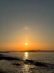 Fototapeta premium sunset over the sea