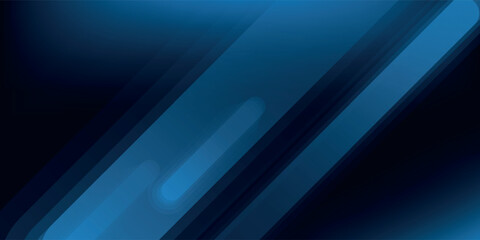 Obraz premium Futuristic abstract background. Modern blue gradient diagonal geometric shapes. Dynamic shape design. Digital future technology concept. Suitable for website, vector.