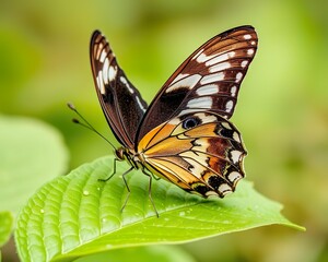 butterfly on leaf
