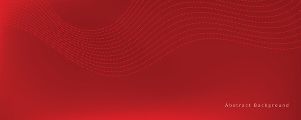 Abstract red wave background