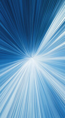 Fototapeta premium A Whirlwind of Blue: Abstract Lines Converging in a Dynamic Burst
