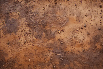 Fototapeta premium Processed collage old dry brown clay surface texture. Background for banner, backdrop or texture