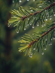 Misty Evergreen Pinecone
