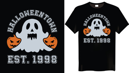 Halloweentown Est 1998 Halloween T Shirt Design