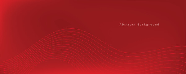 Abstract red wave background