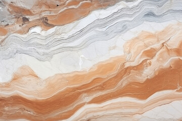 Processed collage of luxury brown and white marble texture. Background for banner