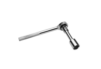 Socket Spanner Wrench on White Background