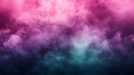 Fototapeta premium purple pink green fog on a alice in wonderland background
