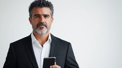 Businessman and Cell Phone