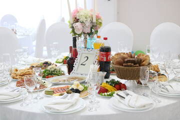 wedding table decoration