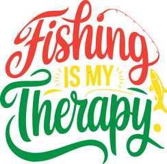 t-shirt design fishing vector art illustrator