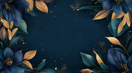 Elegant Wedding Templates Collection with Gold, Dark, Navy, Purple, and Emerald Textures for Floral Posters and Invites