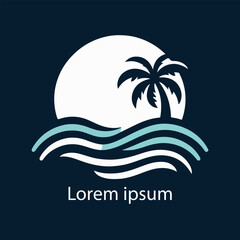 Fototapeta premium Beach Logo here