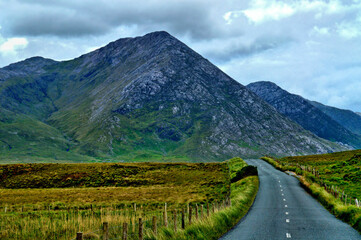 mountain road in the mountains