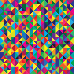 Abstract background of geometric shapes. Geometric, a mosaic of triangles.