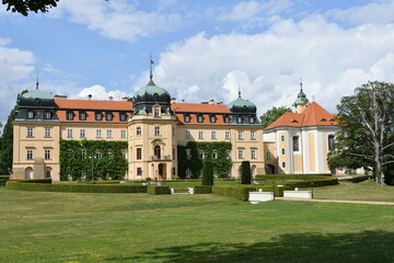 Fototapeta premium Lány Castle - residence of the president of the Czech Republic.