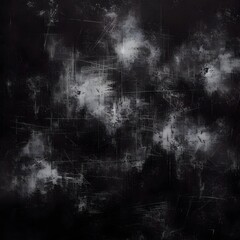 Fototapeta premium Abstract Dark Futuristic Grunge Texture with Digital Elements