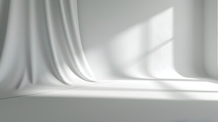 Bright White Backdrop for Versatile Product Presentation and Display