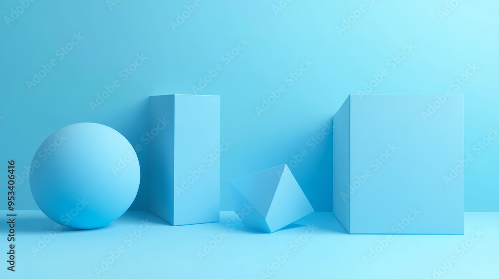 Poster the background is a simple, flat plane of solid blue color. there are no additional elements or dist