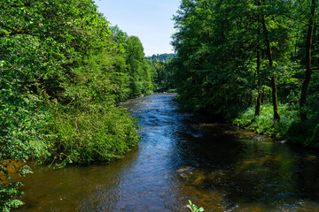 Hiking along Ilz River in the Bavarian Forest 2024