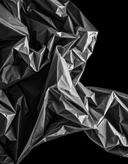 Wrinkle polyethylene overlay background 