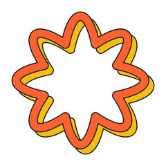 Retro Geometric Shape