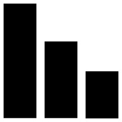 decrease graph, downward trend, falling graph, negative trend, decline graph, decrease chart