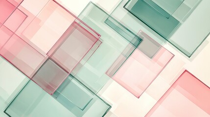   Multicolor background featuring abstract patterns with squares and rectangles in pink, blue, green, and red shades for visual interest