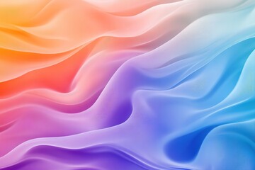 Obraz premium Colorful wavy background in soft hues