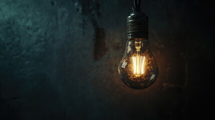 Elegant Globe Light with Dirty Glass