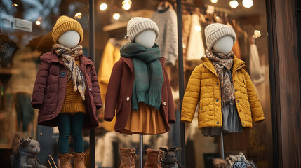 Children's autumn clothing store