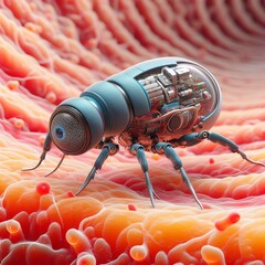 Micro Robotic Flea for Medical Diagnostics Tiny jumping robot de