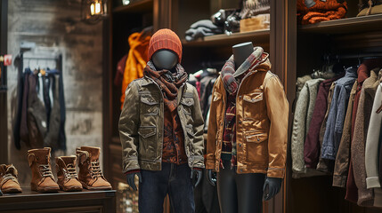 Children's autumn clothing store