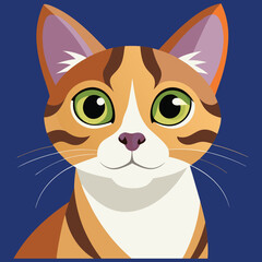 Cute cat illustration Vector  