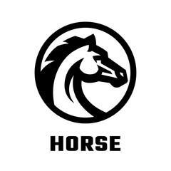 Horse logo, symbol.