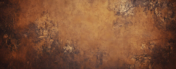 Obraz premium Texture of a vintage brown concrete as a background, brown grungy wall high resolution textures for background